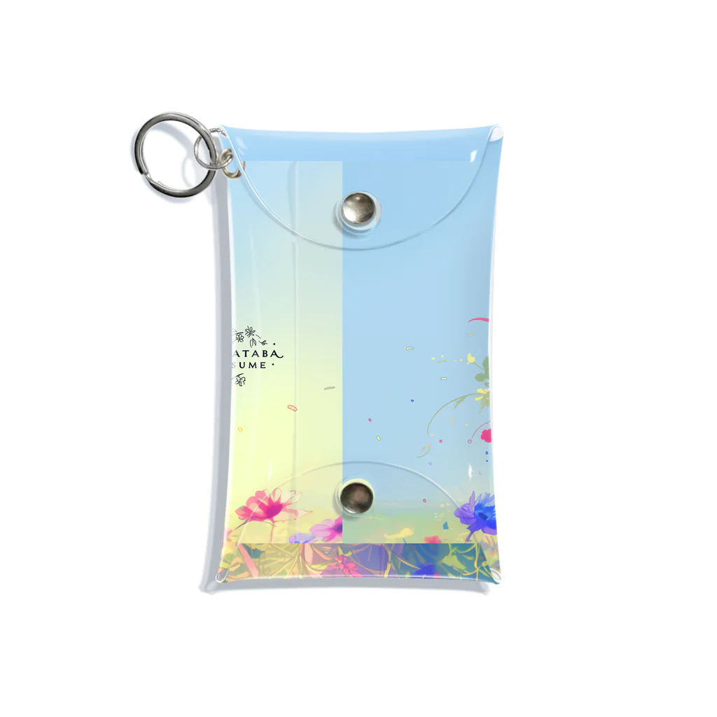 花束娘のMelody of Bouquets and Blue Sky Mini Clear Multipurpose Case