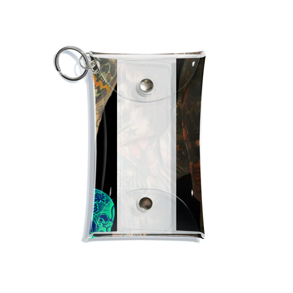 写楽の悠長工房の写楽彫ミニクリアマルチケース Mini Clear Multipurpose Case