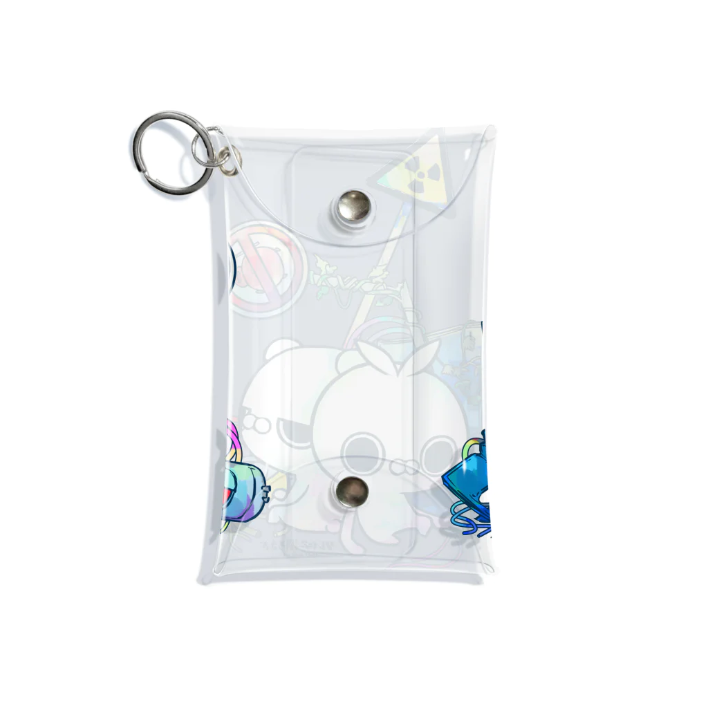 クレイジー闇うさぎSHOPのクレイジー闇うさぎ(標識／カラー) Mini Clear Multipurpose Case