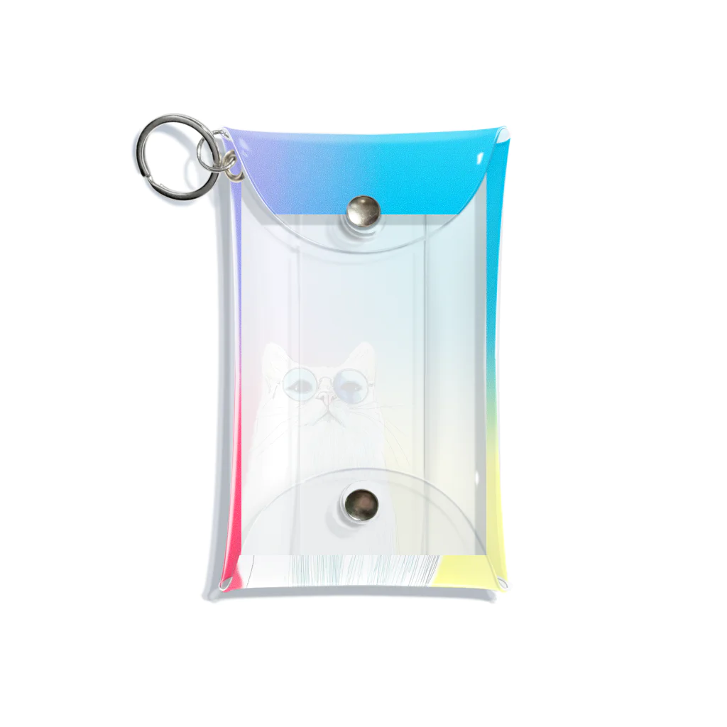 Furoneko屋のしぶねこ Mini Clear Multipurpose Case