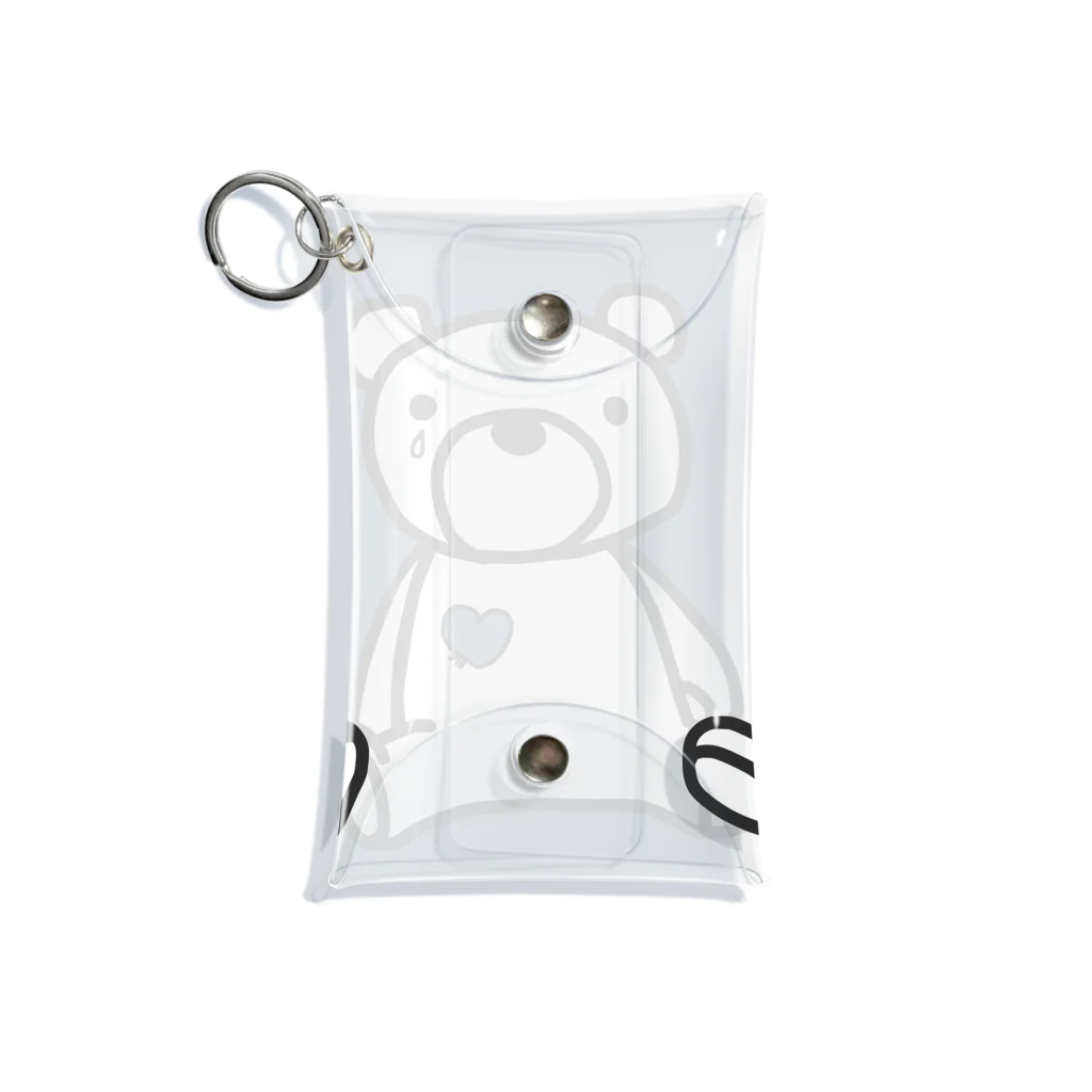 87EのGAME OVER BEAR？ Mini Clear Multipurpose Case