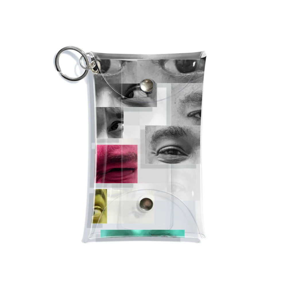 Walter Q JacksonのEyes plastic case Mini Clear Multipurpose Case