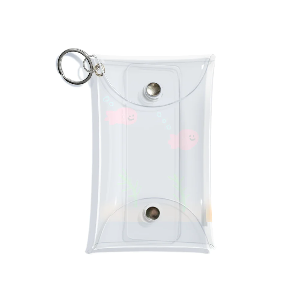 しなびたアフロのゆる金魚鉢 Mini Clear Multipurpose Case