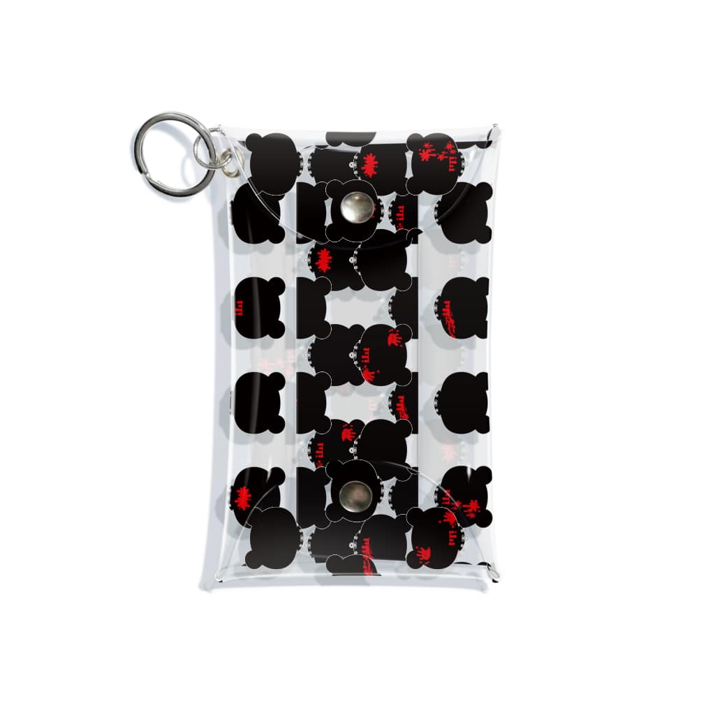 CHAX COLONY imaginariのいたずらぐまのグル〜ミ〜(18/mizutama/clear) Mini Clear Multipurpose Case