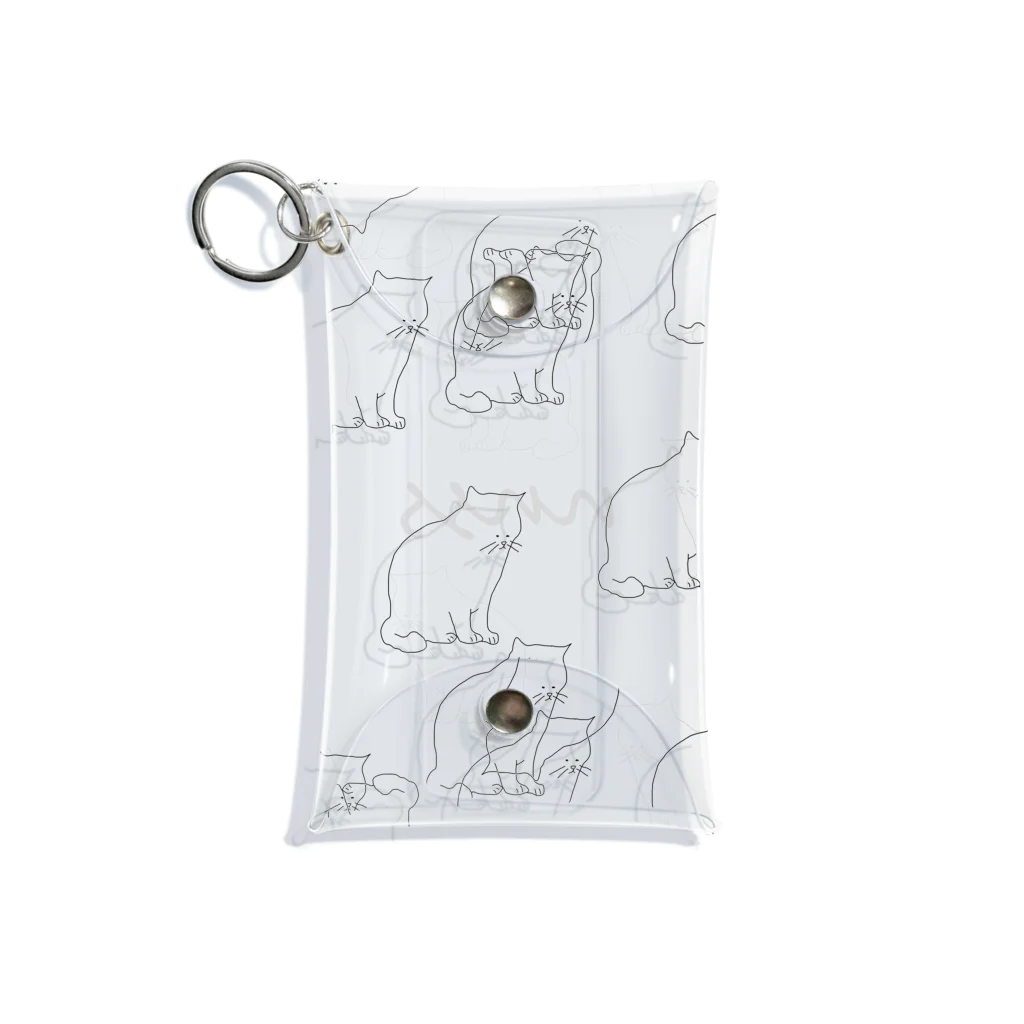 - NNSS -の猫-NNSS-2020"nekogun" Mini Clear Multipurpose Case