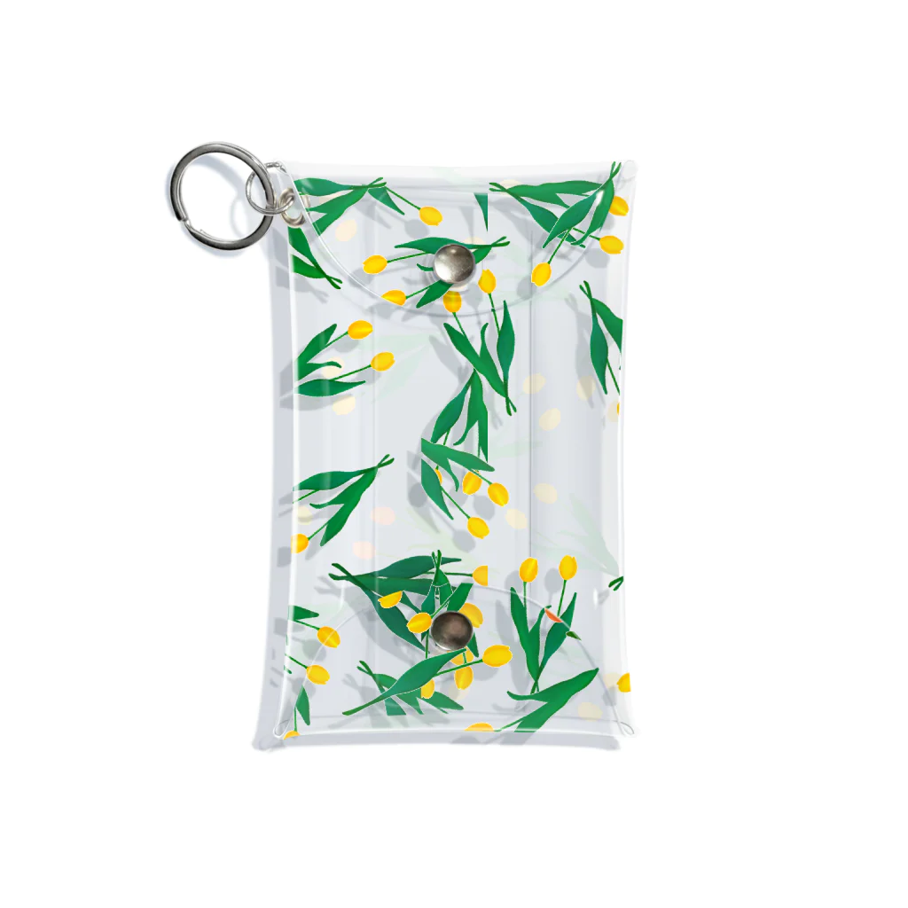 ▷            chiroruの🌷) yellow  tulips Mini Clear Multipurpose Case