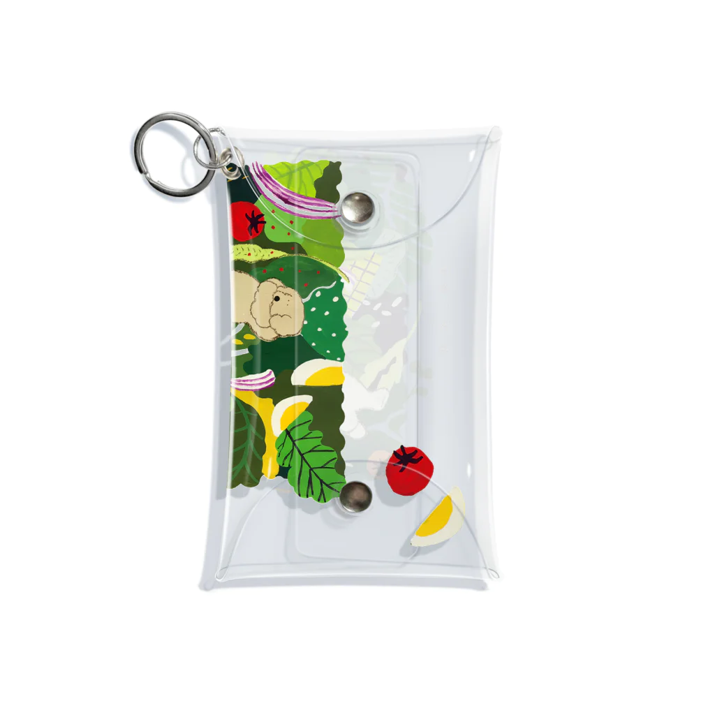 mamemai shopのsalad Mini Clear Multipurpose Case