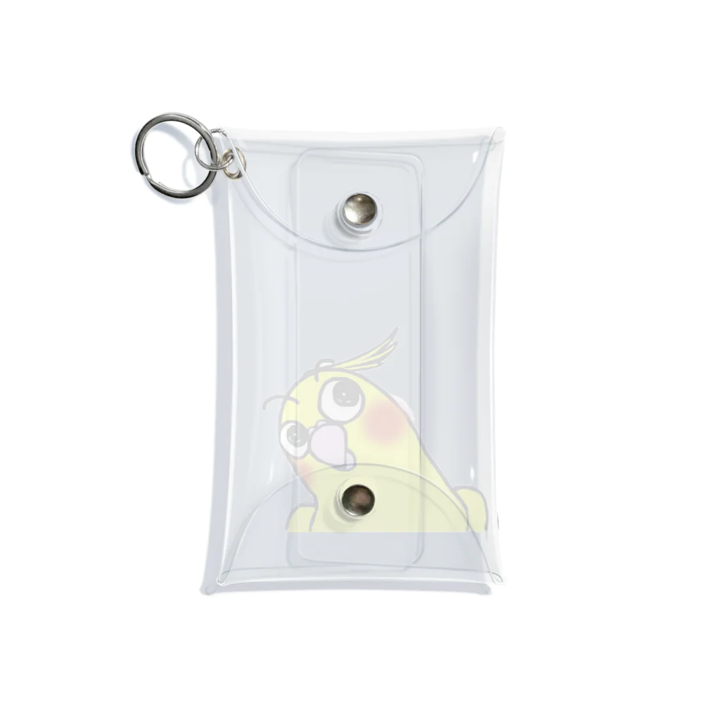 art極楽鳥のオカメインコのルビー　よろしく♪ Mini Clear Multipurpose Case