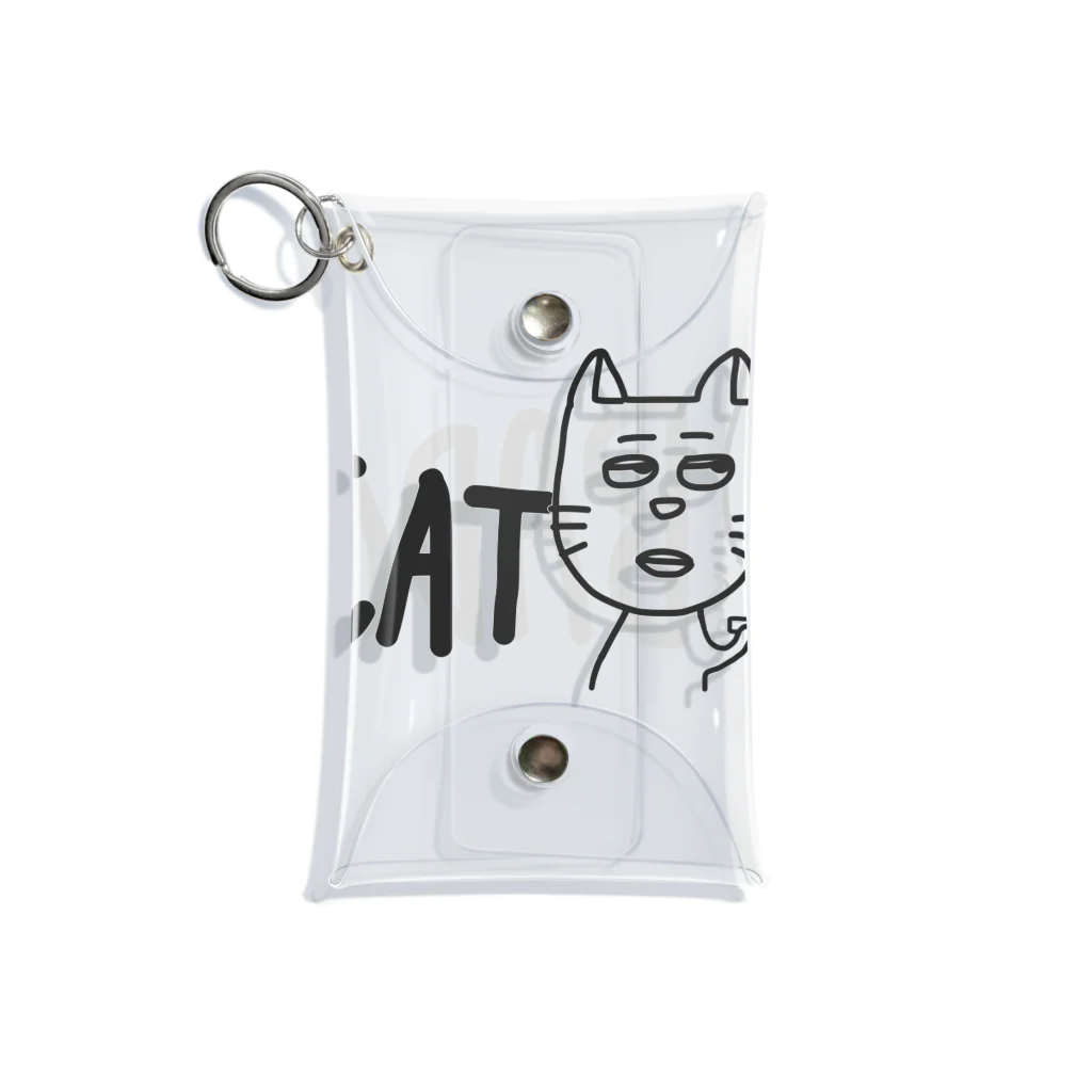 PretzelのBad cat Mini Clear Multipurpose Case