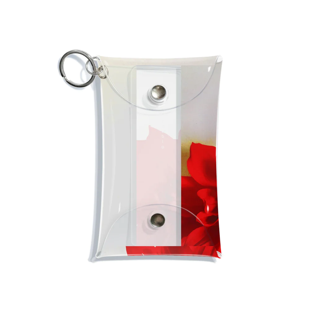 sakura f studioの赤いダリア  Mini Clear Multipurpose Case