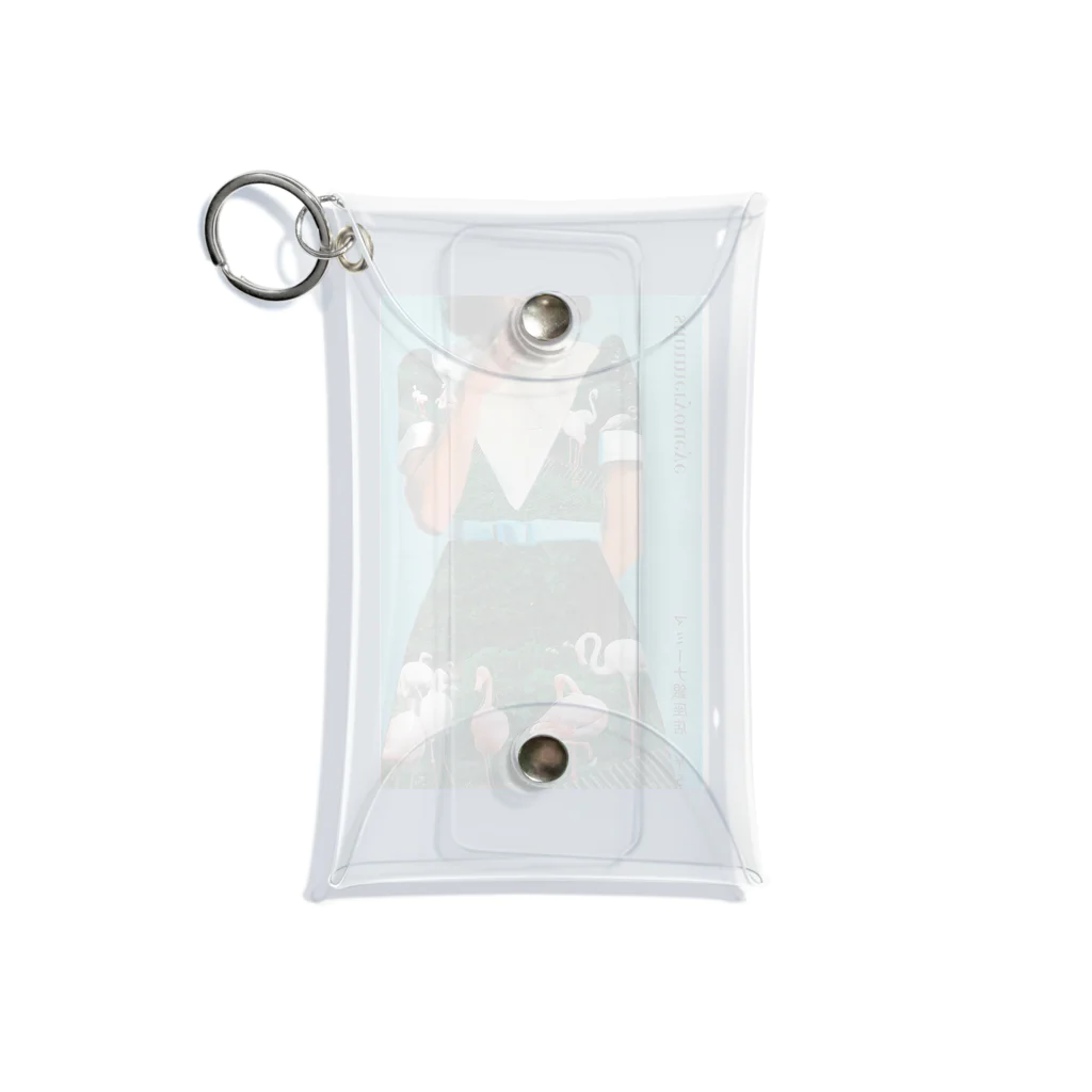 summeryoueyeのflamingodress Mini Clear Multipurpose Case