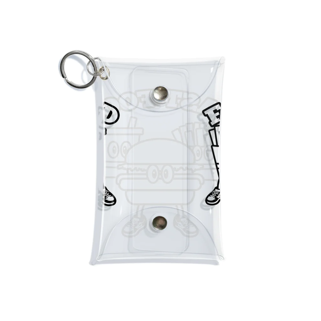 Candy Candyのfastfood_bros Mini Clear Multipurpose Case