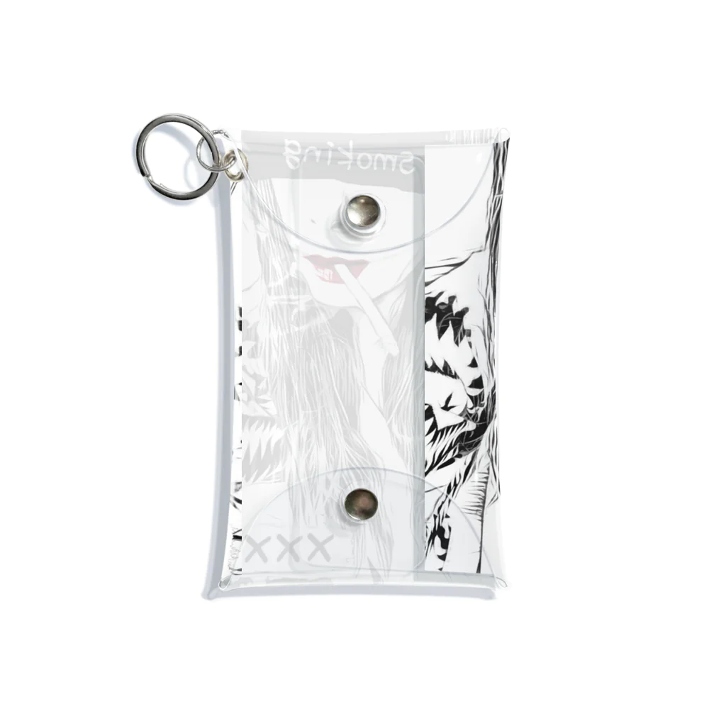 悠咲..harusakiのsmoking Mini Clear Multipurpose Case