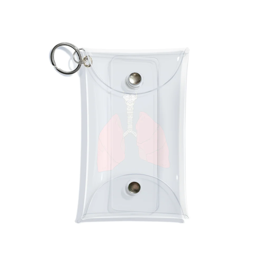 OGNdesignの肺　内臓　lung　NO.20 Mini Clear Multipurpose Case