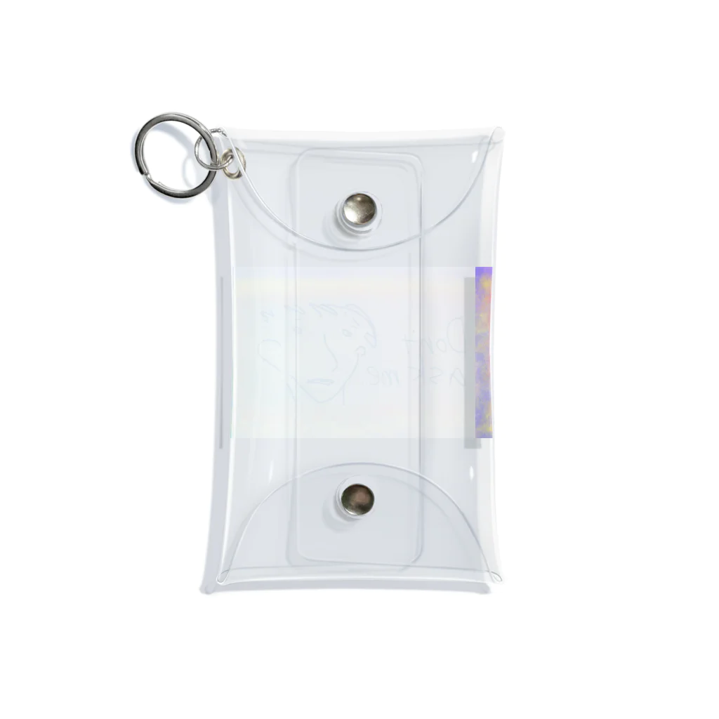 eiraku-choのDon't ask me. Mini Clear Multipurpose Case