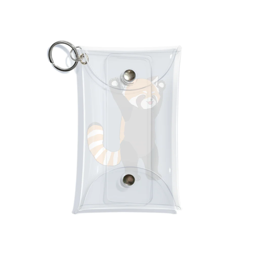 Knock Knock Knockのレッサーパンダ Mini Clear Multipurpose Case