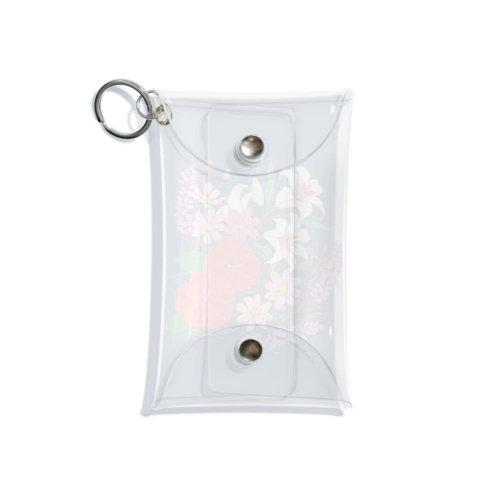 Aya Tagawaの七月のお花盛り沢山 Mini Clear Multipurpose Case