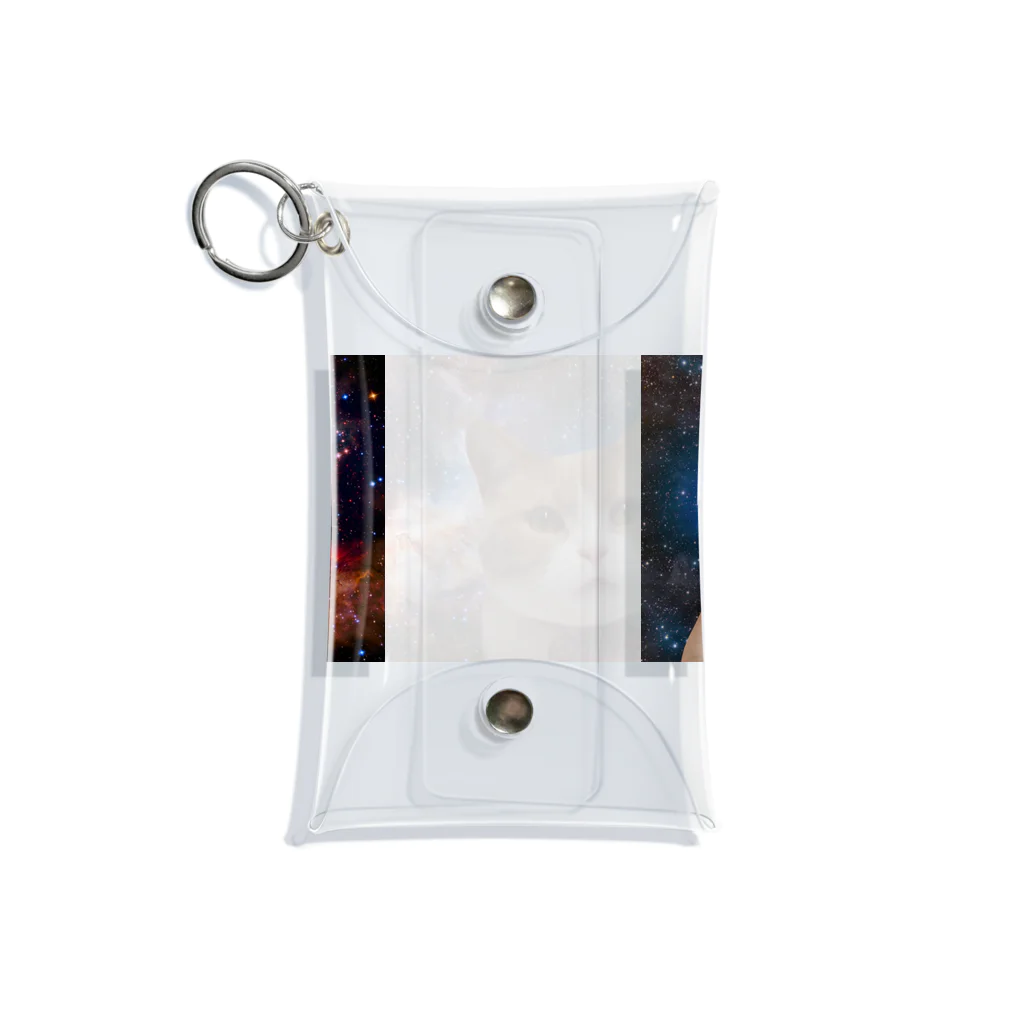 StarDustの宇宙にゃっ太 Mini Clear Multipurpose Case