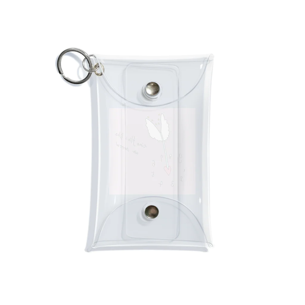 りあんのtime flies like an arrow Mini Clear Multipurpose Case