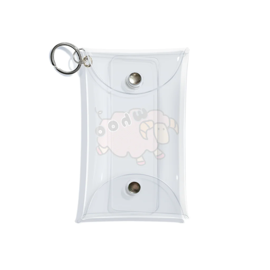 POGSのひつじ丸WHOO Mini Clear Multipurpose Case