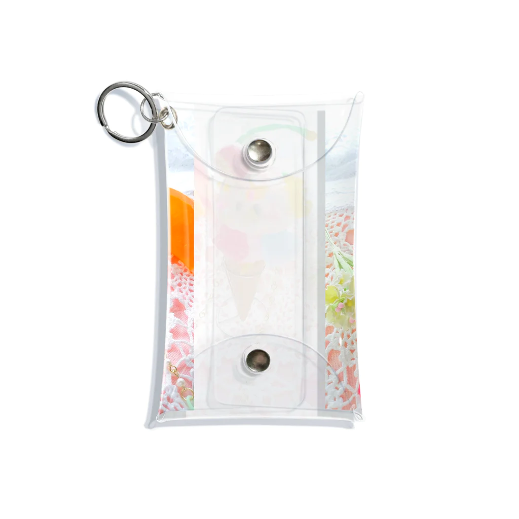 chaton de gateauxのBear Gummy Pafeit Mini Clear Multipurpose Case