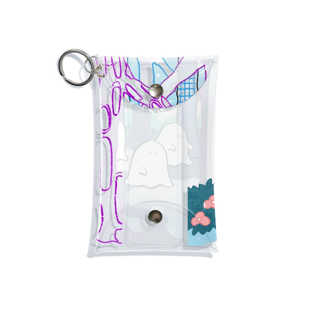 チーカマの森のオバケちゃん(ひる) Mini Clear Multipurpose Case