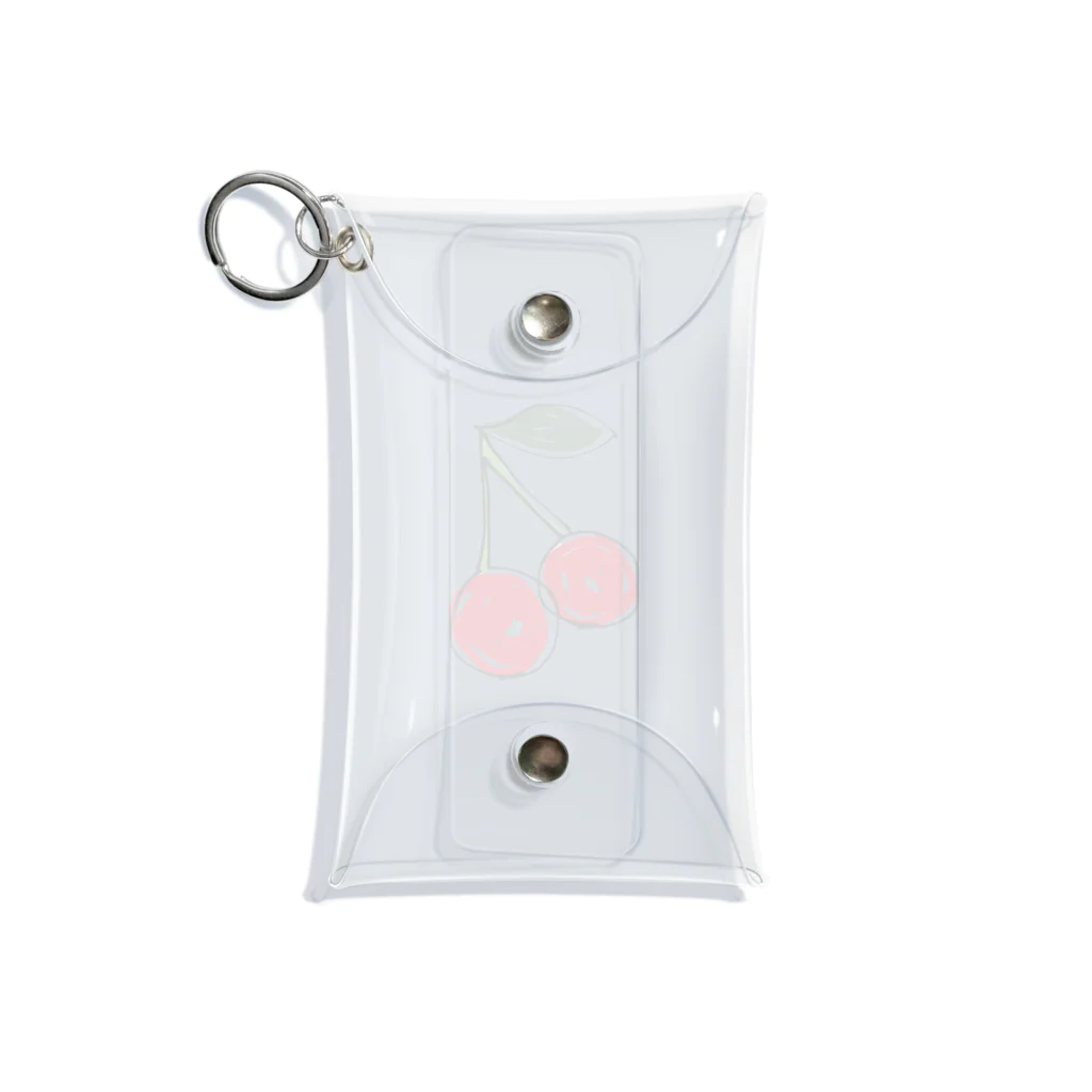 9597_official_のcherry Mini Clear Multipurpose Case