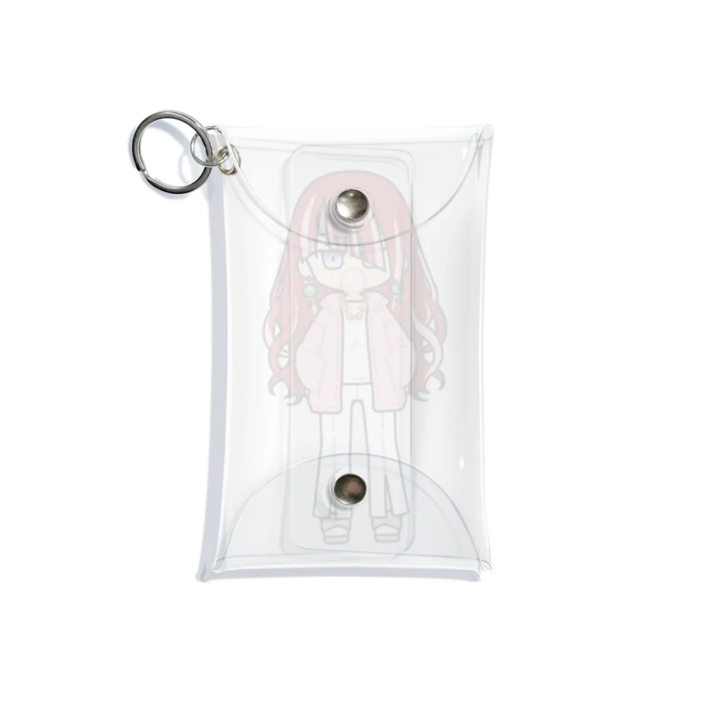 R-tanj-tanの可愛い女の子🎀♀コギャルちゃん Mini Clear Multipurpose Case