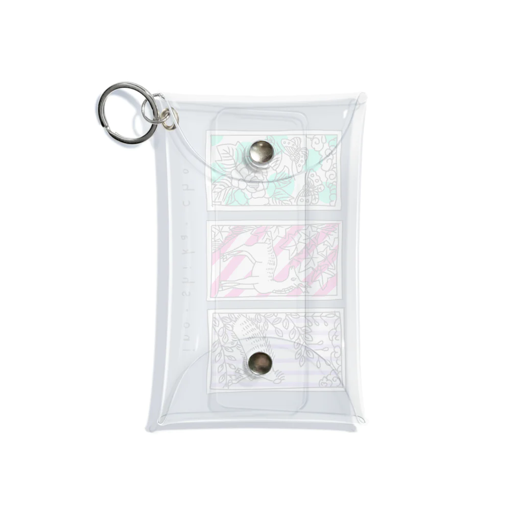 メグミックスのhanafuda  Mini Clear Multipurpose Case