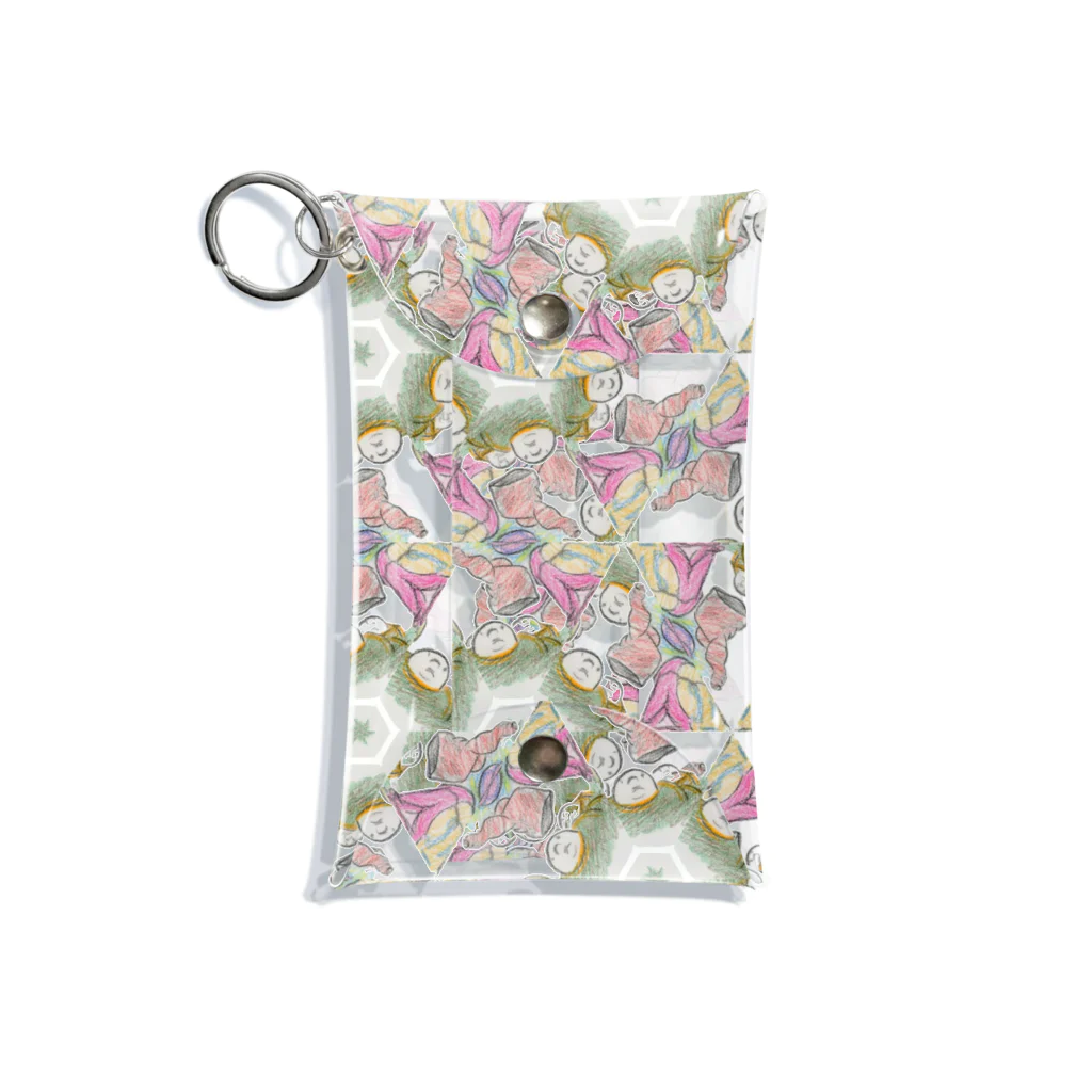 🍩tarojiro(たろじろ) shop🍩の砂浜遊び Mini Clear Multipurpose Case