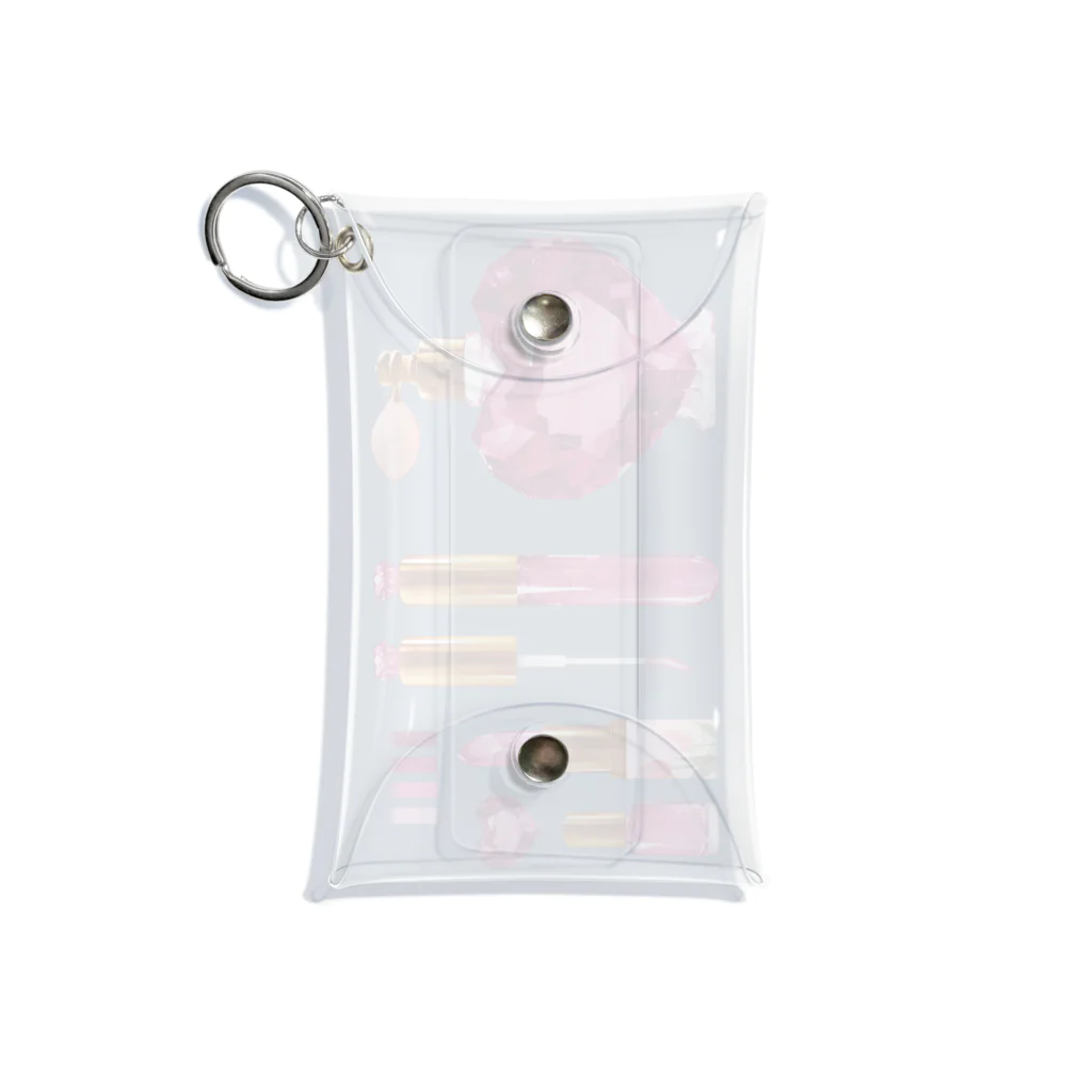 Ukeiのショップのjewelry cosme pink ミニクリアマルチケース