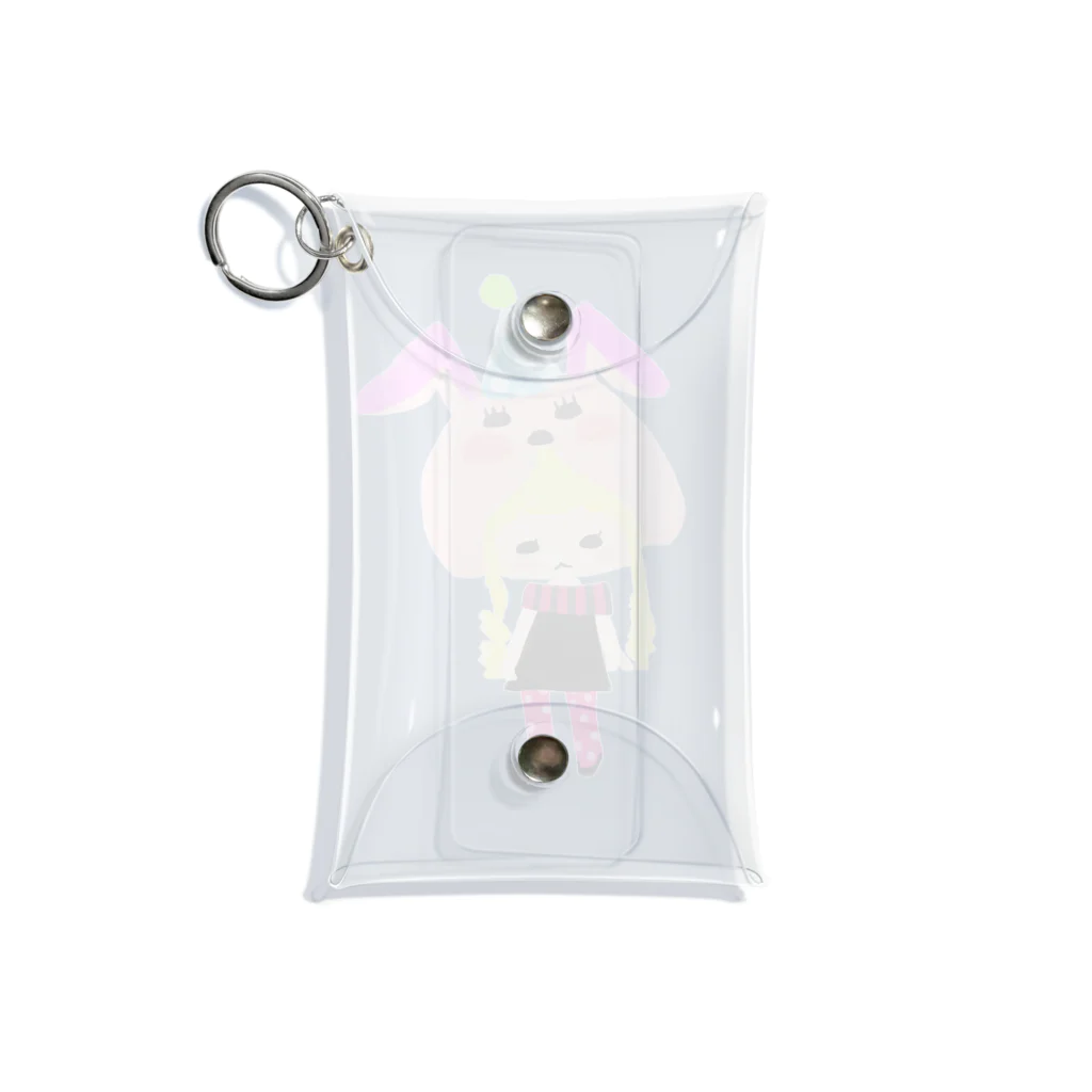 くつしたねこのゆめみちゃん Mini Clear Multipurpose Case