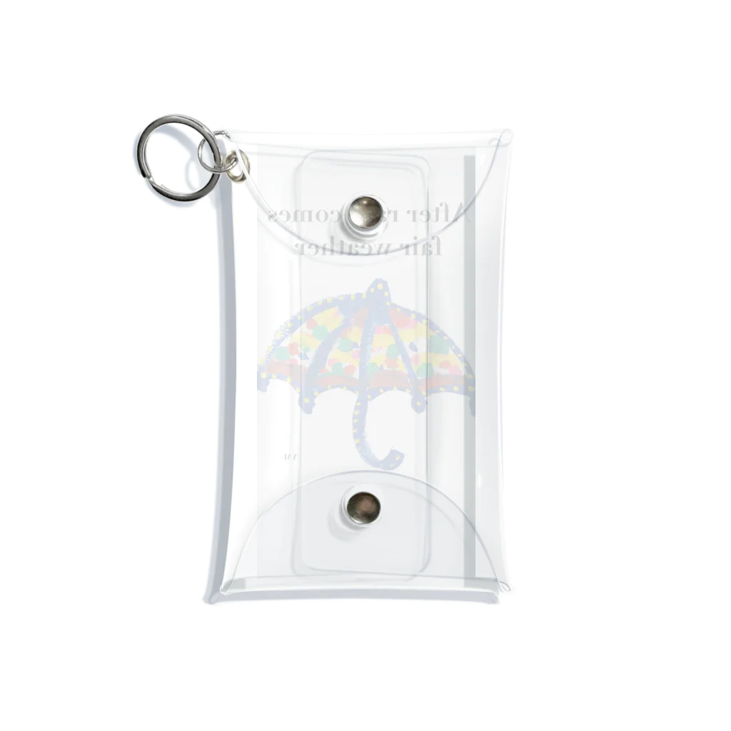 Hug Me project Kagawaのumbrella  Mini Clear Multipurpose Case