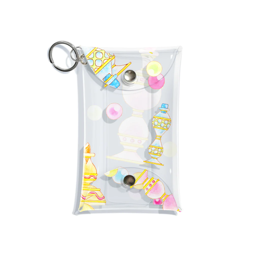 プリズモリイの箱の魔法少女の不思議な香水瓶と魔法玉石 ボンボンミニョン  Mini Clear Multipurpose Case