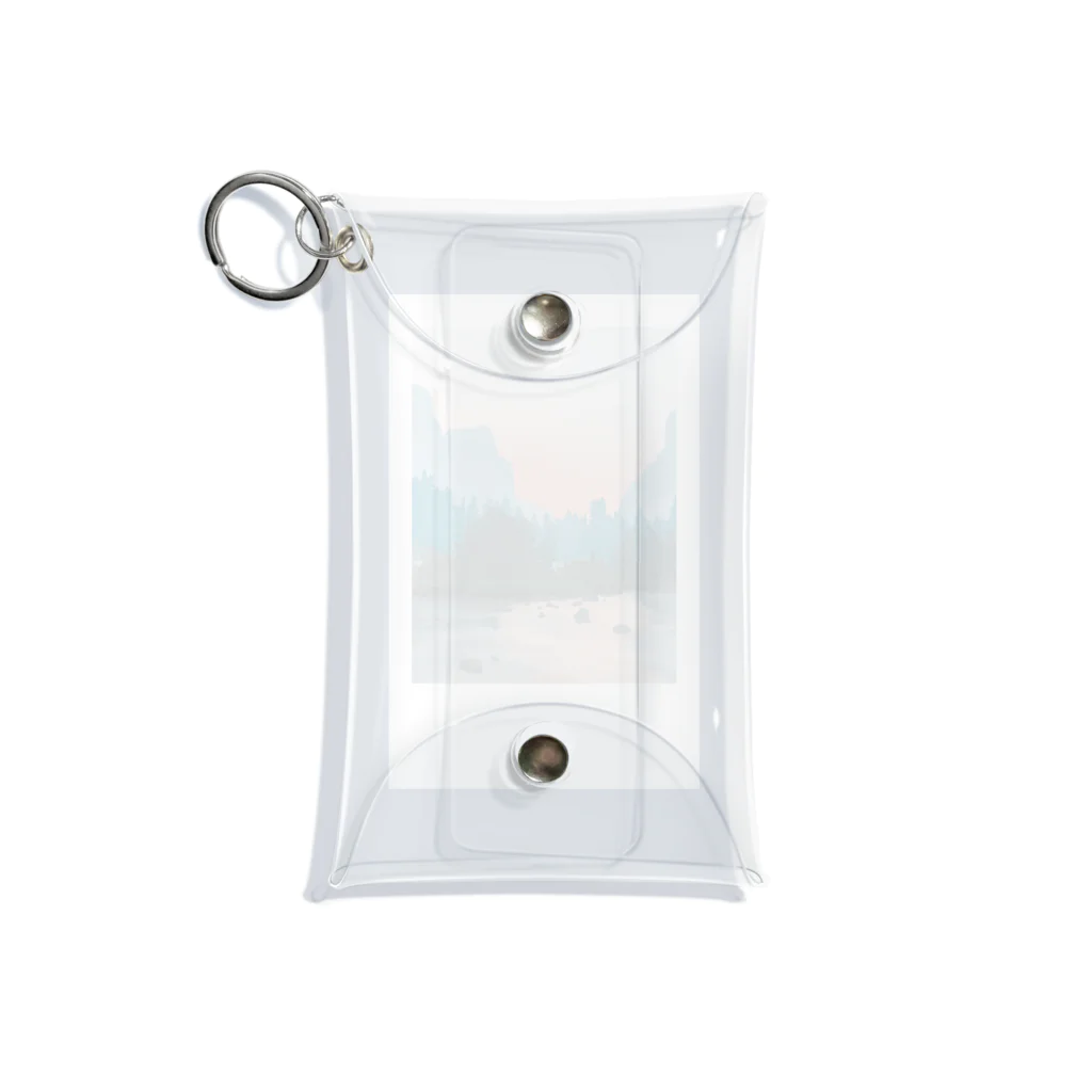 lapisksのPolaroid: mountain  Mini Clear Multipurpose Case