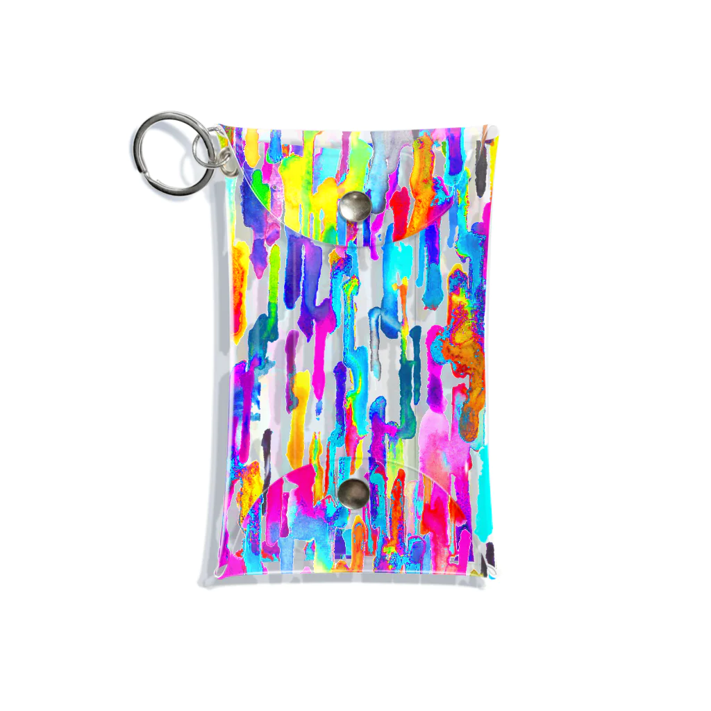 Miki_after_partyのcolorful rain -vivid- Mini Clear Multipurpose Case