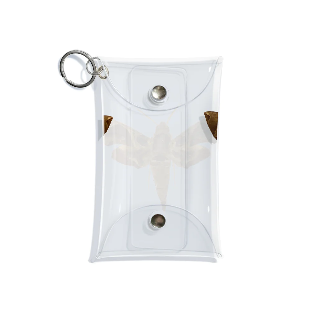 アニマルカフェ　The zoo &猛禽屋中部の標本Tシャツ Mini Clear Multipurpose Case