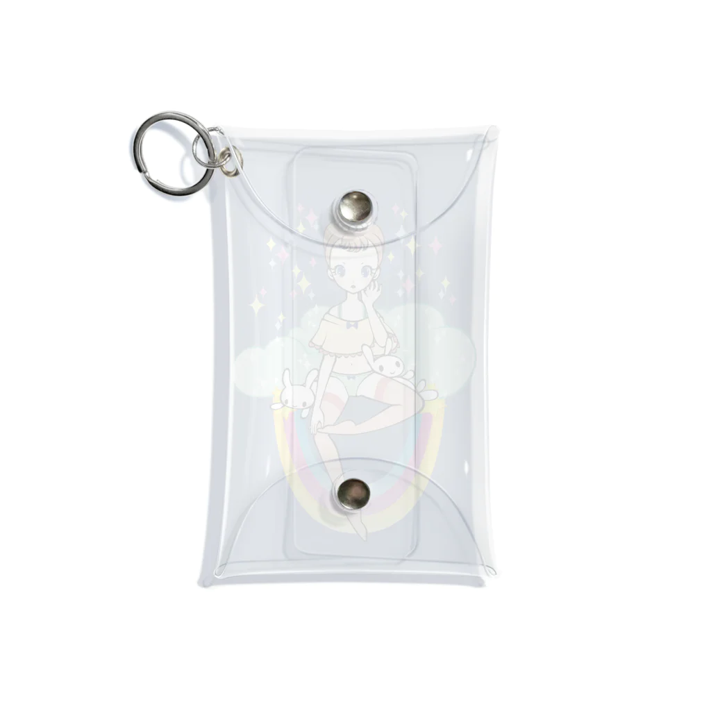 あいすくりーむやさんのみろくちゃん Mini Clear Multipurpose Case