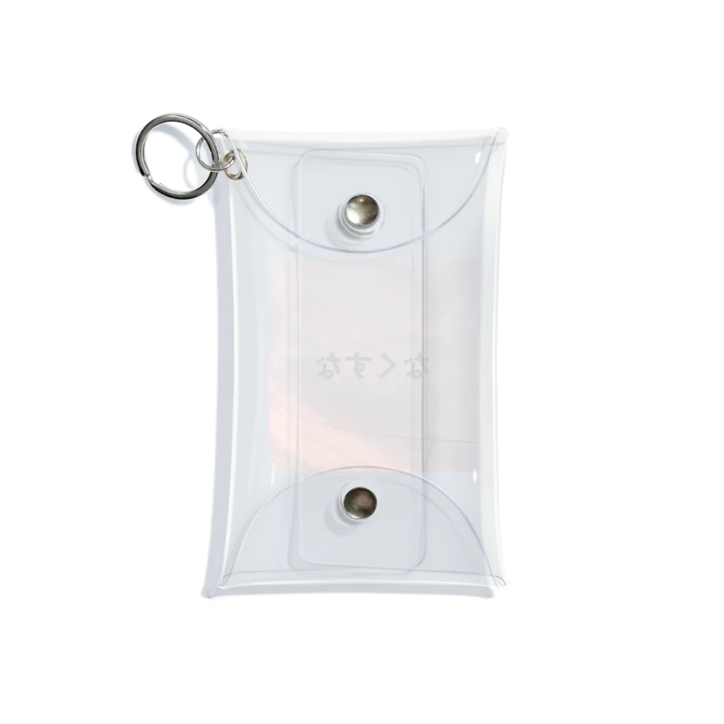 味噌きゅうりのなくしたらまずいもの入れ Mini Clear Multipurpose Case