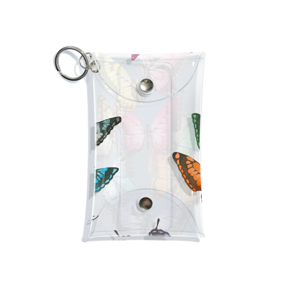 Akiss art ONLINE SHOPの誕生日の色の蝶々 Mini Clear Multipurpose Case