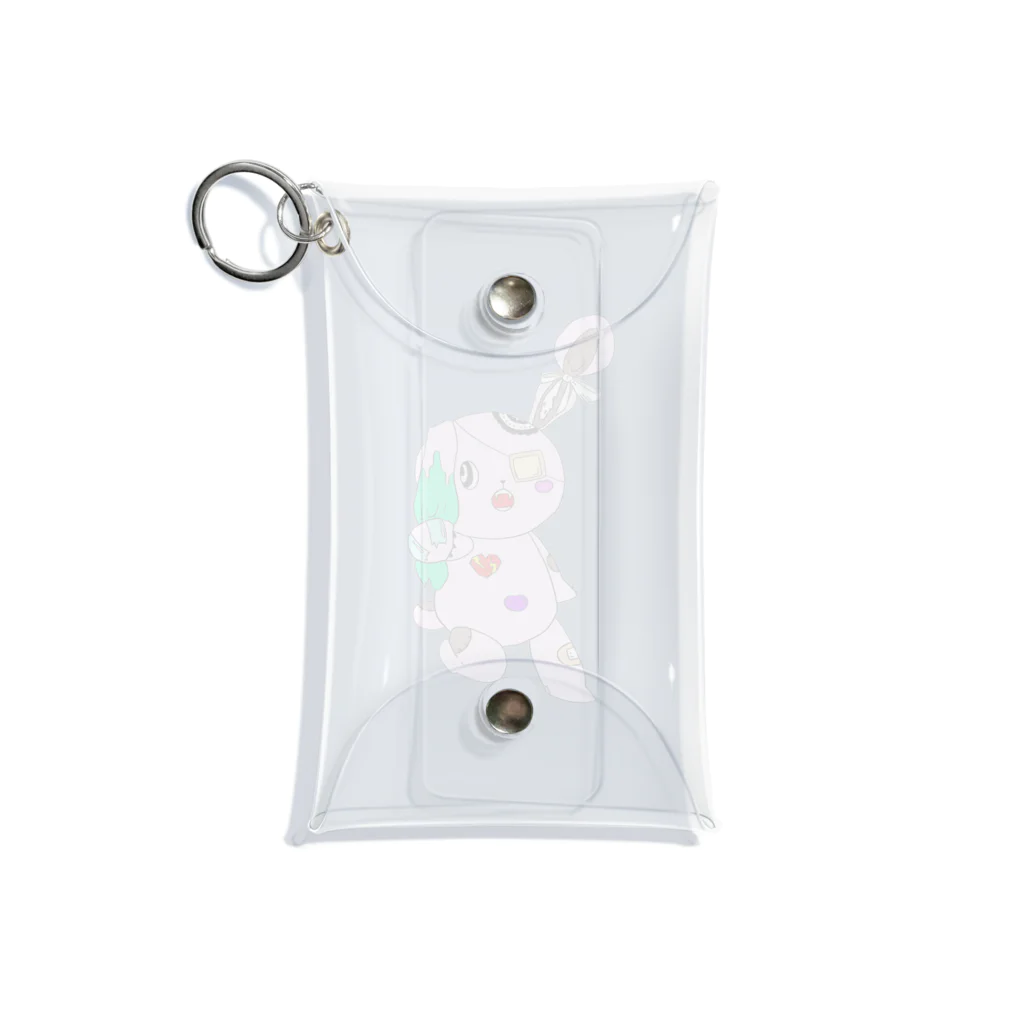 Neon_の病みうさぎ(カラーver.) Mini Clear Multipurpose Case