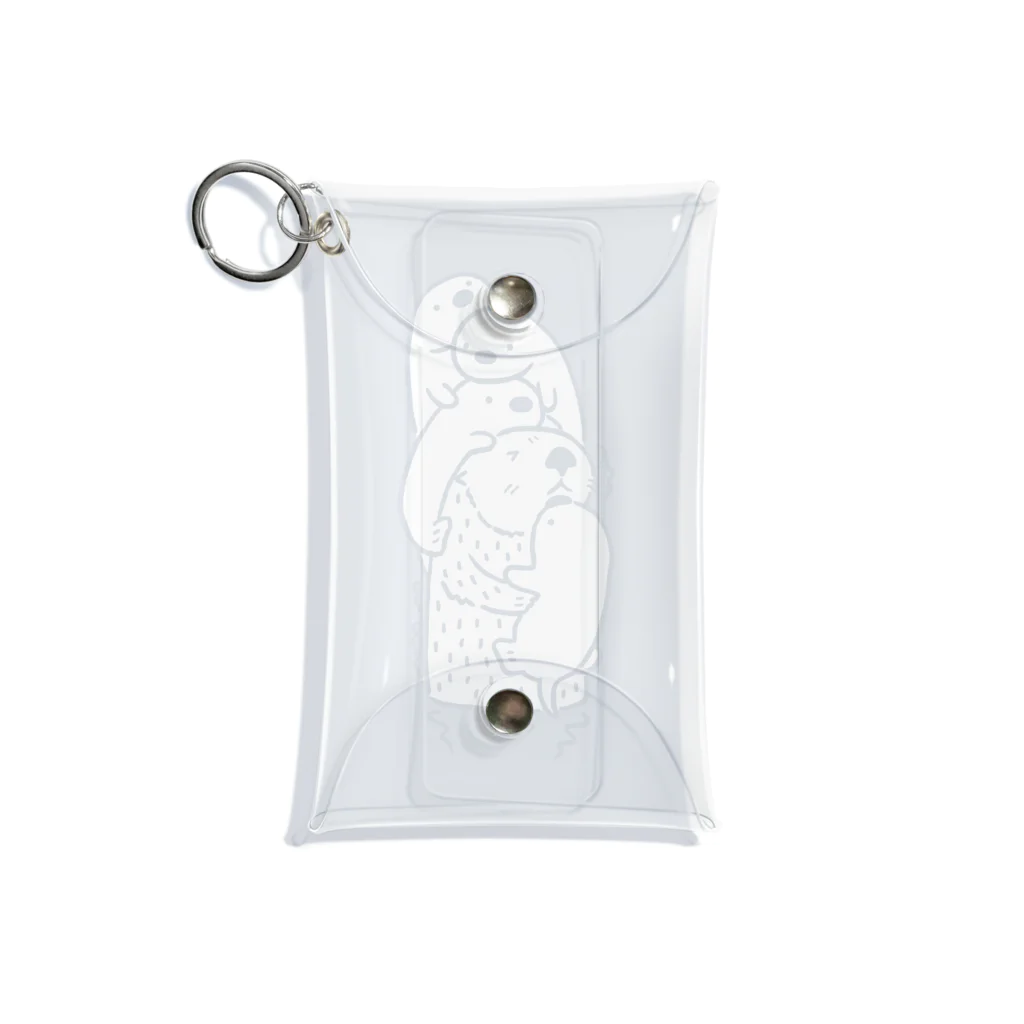 ラッッッコ屋のラッッッコ「遊んで」 Mini Clear Multipurpose Case