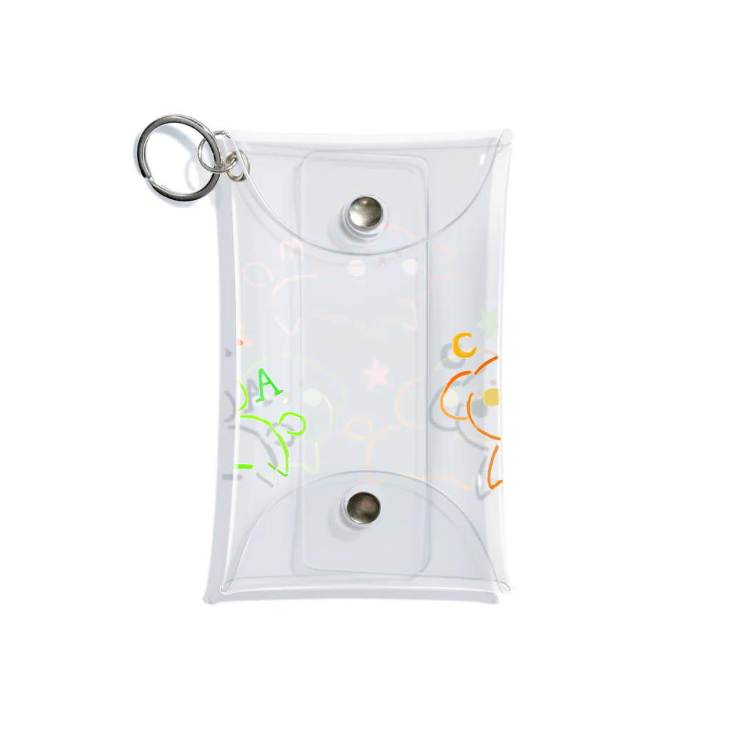 はるちゃこ🐼🌷のわんちゃんトリオ🐶 Mini Clear Multipurpose Case