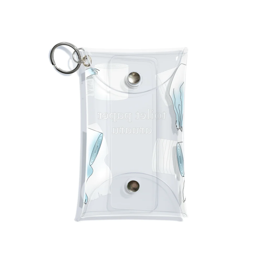 ニムニムのお部屋のトイレットペーパーあるある Mini Clear Multipurpose Case