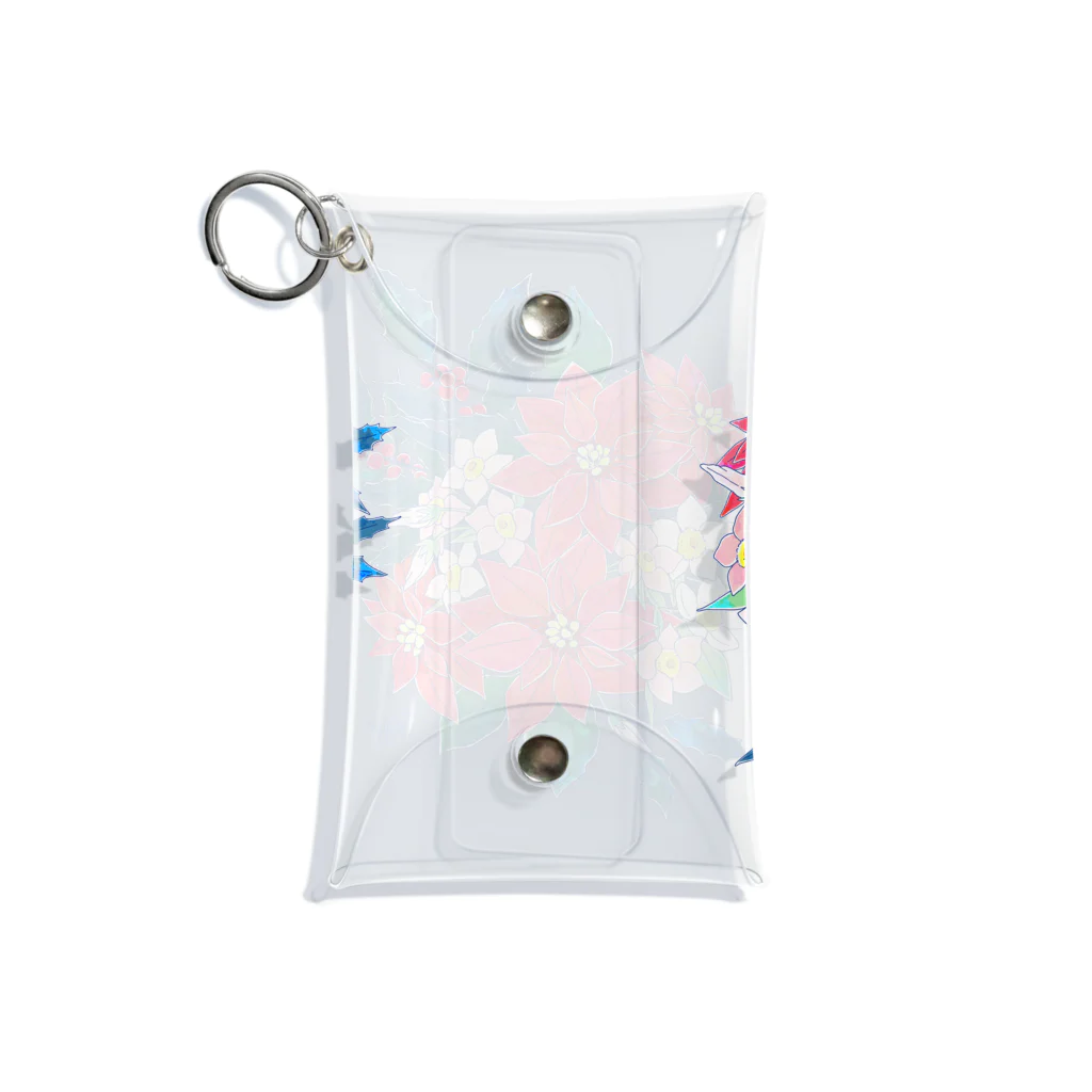 Aya Tagawaの12月のお花盛り沢山 Mini Clear Multipurpose Case