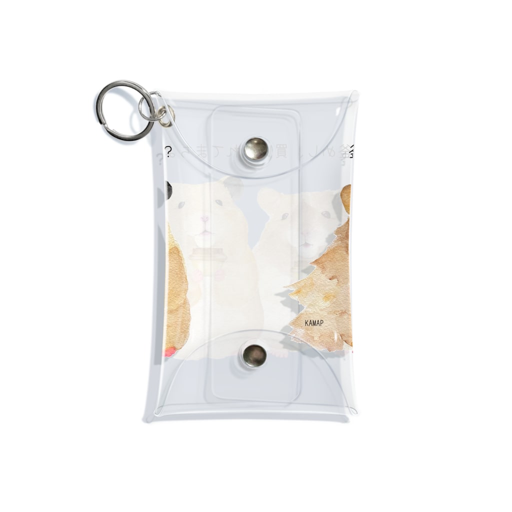 KAMAP ＆ Ricaの【KAMAP】釜めし、買い忘れてまちよ？ Mini Clear Multipurpose Case