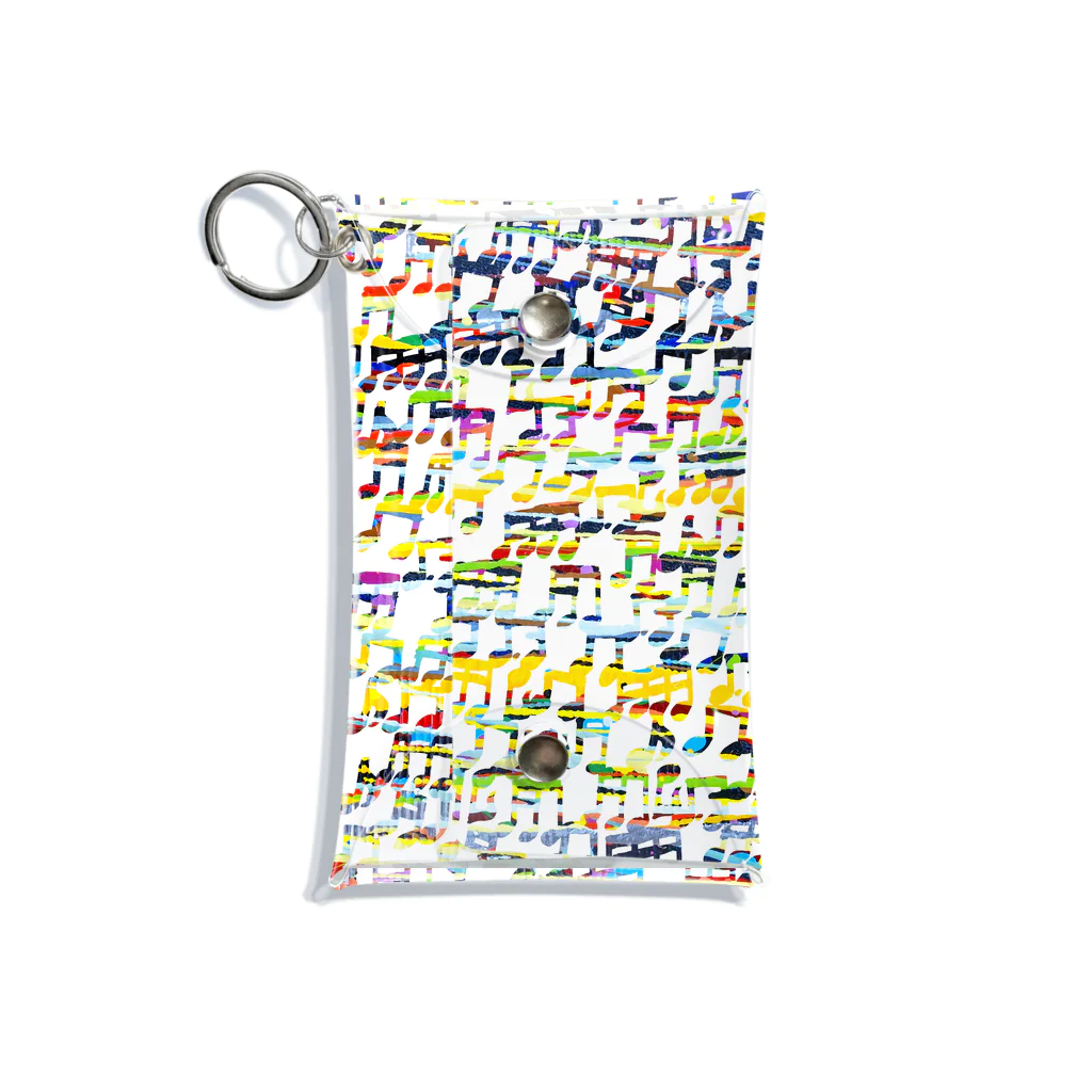 otoshimono-music shopのcolorful music Mini Clear Multipurpose Case