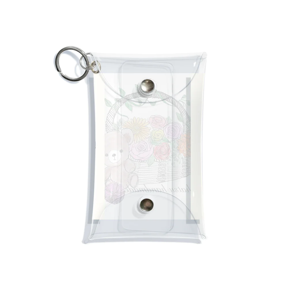 hatsu_handmadeのhatsu_handmadeのブランドマーク Mini Clear Multipurpose Case