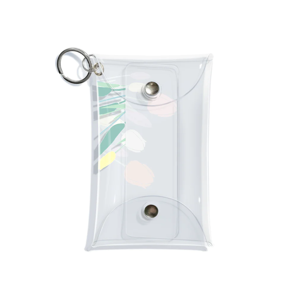 mu mu chanのチューリップシリーズ Mini Clear Multipurpose Case