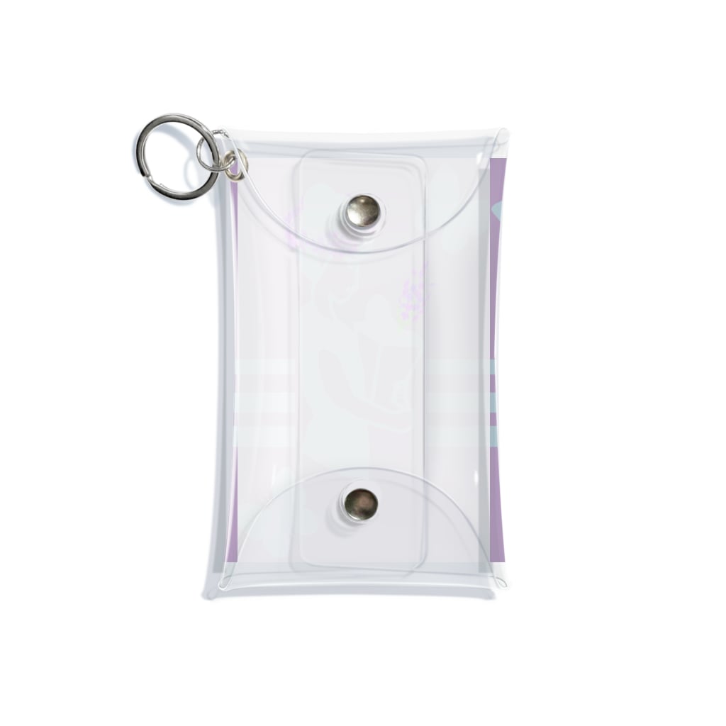 Danke Shoot Coffeeのすみれの花冠 Mini Clear Multipurpose Case